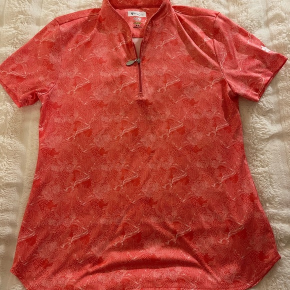 🌺Greg Norman Womens ML75 2Below Surf Polo Golf Shirt *Mauna Kea Beach Resort - Picture 1 of 5